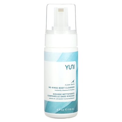 Yuni Beauty, Flash Bath, No-Rinse Body Cleanser, 4 fl Oz (118 ml) Yuni Beauty, Flash Bath, No-Rinse Body Cleanser, 4 fl Oz (118 ml)