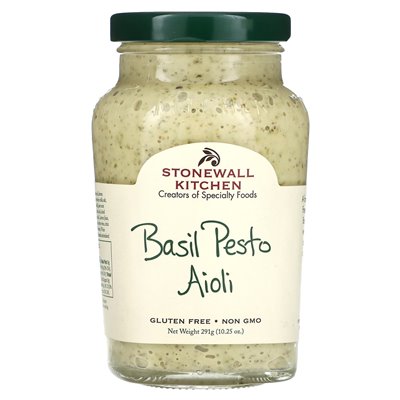 Stonewall Kitchen, Basilikum-Pesto-Aioli, 10,25 oz (291 g)