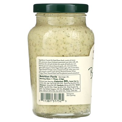 Stonewall Kitchen, Basilikum-Pesto-Aioli, 10,25 oz (291 g)