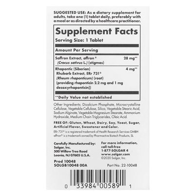 Solgar, Menopauzy Relief, 30 mini-tabletów Solgar, Menopauzy Relief, 30 mini-tabletów
