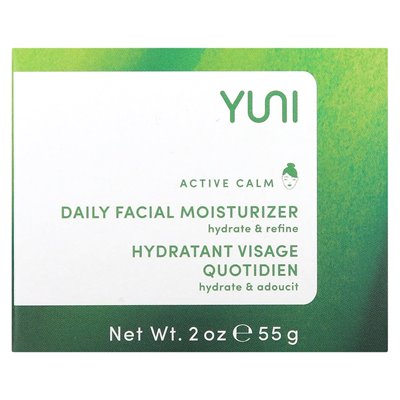 Yuni Beauty, Active Calm, Codzienny krem nawilżający twarzy, 2 uncje (55 g) Yuni Beauty, Active Calm, Codzienny krem nawilżający twarzy, 2 uncje (55 g)