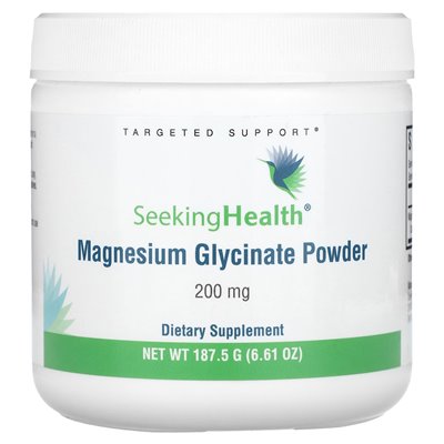 Seeking Health, Magnesiumglycinatpulver, 200 mg, 6,61 oz (187,5 g)