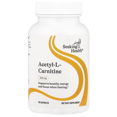 Seeking Health, Acetyl-L-Carnitin, 500 mg, 90 Kapseln