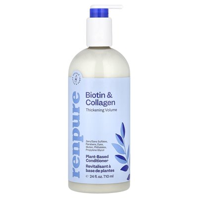 RenPure, odżywsza roślinna, biotyna i kolagen, 24 Oz (710 ml) RenPure, odżywsza roślinna, biotyna i kolagen, 24 Oz (710 ml)