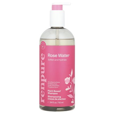 Renpure, szampon na bazie roślin, woda różowa, 24 fl oz (710 ml) Renpure, szampon na bazie roślin, woda różowa, 24 fl oz (710 ml)
