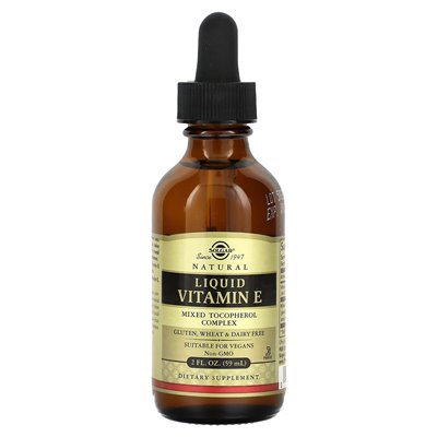 Solgar, płynna witamina E, 2 Fl Oz (59 ml)
