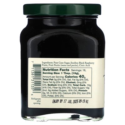 Stonewall Kitchen, Bezpośrednia czarna malina, 12,25 uncji (347 g)