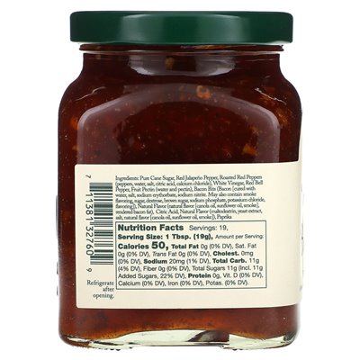 Stonewall Kitchen, pikantne chili bekon, medium, 12,75 uncji (361 g)