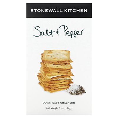 Stonewall Kitchen, Down East Crackers, Salz & Pfeffer, 5 Unzen (142 g)