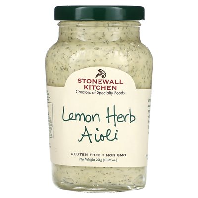 Stonewall Kitchen, Lemon Herb Aioli, 10,25 uncji (291 g)