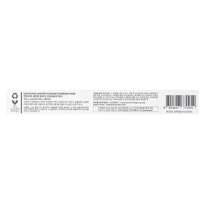 Unleashia, Shaper Pomade Hair Fixer, No. 1 Clear, 8.5 g