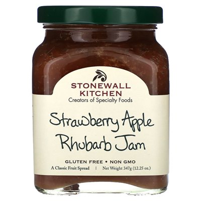 Stonewall Kitchen, truskawkowe jabłka rabarbowe, 12,25 uncji (347 g)