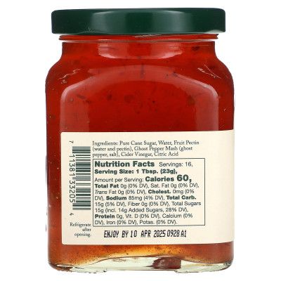 Stonewall Kitchen, Ghost Pepper Jelly, Wicked Hot, 13 uncji (369 g)