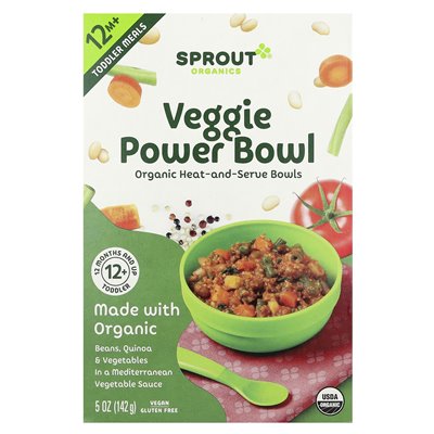 Sprout Organics, Veggie Power Bowl, 12 miesięcy+, 5 uncji (142 g)