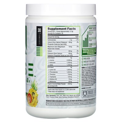 Ryse, BCAA/EAA, Erdbeere-Ananas, 13 oz (369 g)