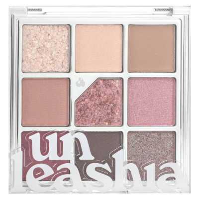 Unleashia, Glitterpedia Eyeshadow Palette, No. 5 All Dusty Rose, 0.233 oz
