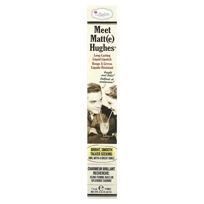 TheBalm Cosmetics, Meet Matt (E) Hughes, langanhaltender flüssiger Lippenstift, Lovely, 0,25 fl oz (7,4 ml)