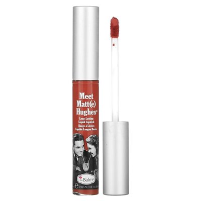 TheBalm Cosmetics, Meet Matt (E) Hughes, długotrwała szminka płynna, popełniona, 0,25 fl oz (7,4 ml)