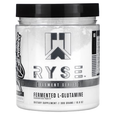 Ryse, seria elementów, fermentowana L-glutamina, 10,6 uncji (300 g) Ryse, seria elementów, fermentowana L-glutamina, 10,6 uncji (300 g)