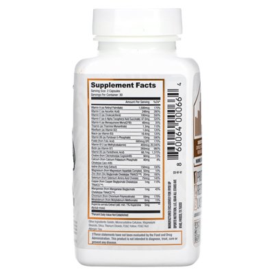 Ryse, Vitafocus, multiwitamina + nootropic, 60 kapsułek żelatynowych