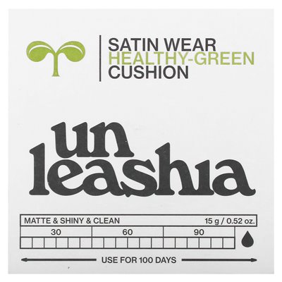 Underashia, Satin Wear Healthy Cushion, LSF 30/PA++, 27W Peach Tan, 15 g (0,52 oz.)