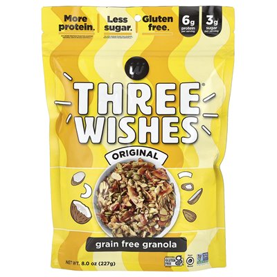 Three Wishes, getreidefreies Müsli, Original, 8 oz (227 g)
