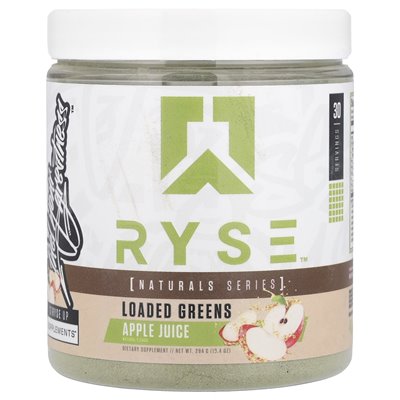 Ryse, Natural Series, załadowane zielenie, sok jabłkowy, 10,4 uncji (294 g)