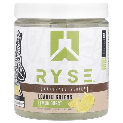 Ryse, Natural Series, załadowane warzywa, seria cytrynowa, 10,4 uncji (294 g)