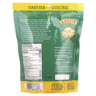 Reed's, Craft Ginger Candy, crystallized ginger, 16 oz (454 g)