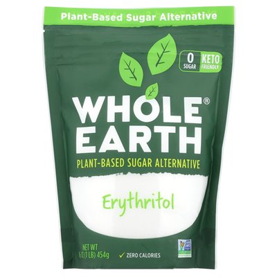 Whole Earth, Erythritol, 16 oz (454 g)