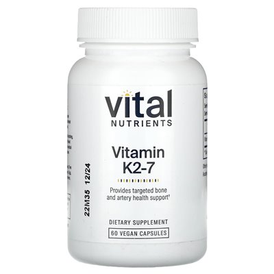 Wichtige Nährstoffe, Vitamin K2-7, 180 mcg, 60 vegane Kapseln