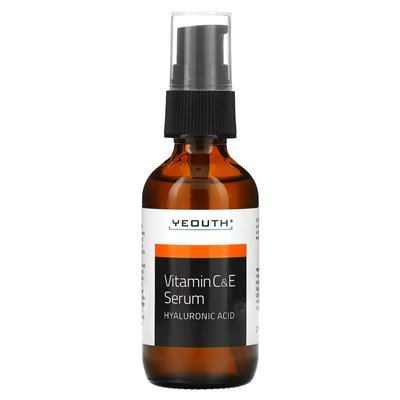 Yeouth, witamina C&E surowica, 2 Fl Oz (60 ml) Yeouth, witamina C&E surowica, 2 Fl Oz (60 ml)