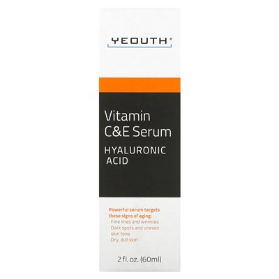 Yeouth, witamina C&E surowica, 2 Fl Oz (60 ml) Yeouth, witamina C&E surowica, 2 Fl Oz (60 ml)