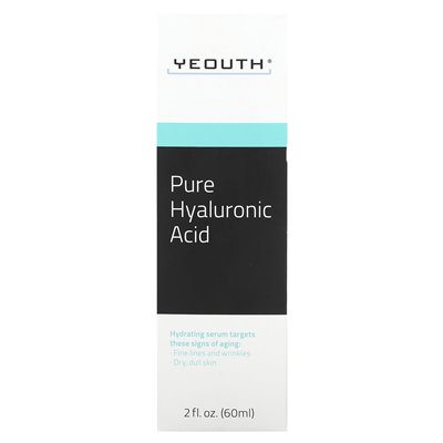 Yeouth, czysty kwas hialuronowy, 2 Fl Oz (60 ml) Yeouth, czysty kwas hialuronowy, 2 Fl Oz (60 ml)