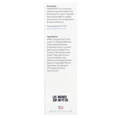 Yeouth, kwas glikolowy 30% skórki żelowej, 1 fl oz (30 ml) Yeouth, kwas glikolowy 30% skórki żelowej, 1 fl oz (30 ml)