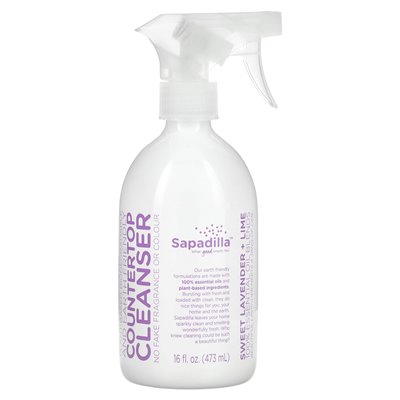 Sapadilla, blat Cleanser, Sweet Lavender + Lime, 16 fl oz (473 ml) Sapadilla, blat Cleanser, Sweet Lavender + Lime, 16 fl oz (473 ml)