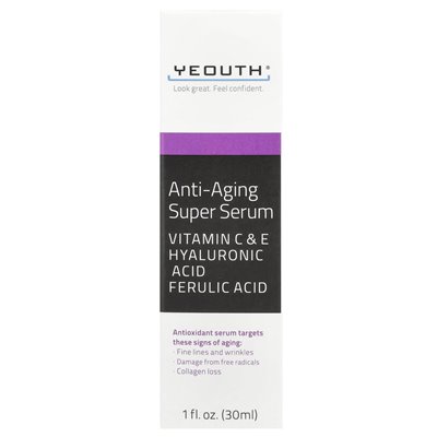 Yeouth, przeciwstarzeniowe super serum, 1 fl Oz (30 ml) Yeouth, przeciwstarzeniowe super serum, 1 fl Oz (30 ml)