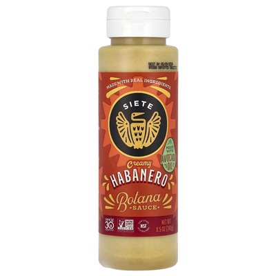 Siete, kremowy sos habanero botana, 8,5 uncji (242 g)