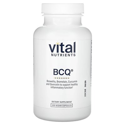 Vital Nutrients, BCQ, 120 Vegan Capsules Vital Nutrients, BCQ, 120 Vegan Capsules