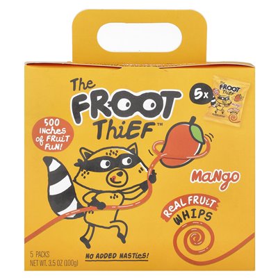 Froot Thief, Real Fruit Beat, Mango, 5 Pack, 0.7 Ounce (20g)