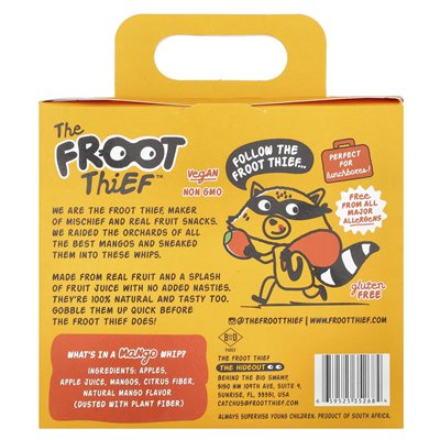 Złodziej Froot, prawdziwe bicie owoców, mango, 5 paczek, 0,7 uncji (20 g)