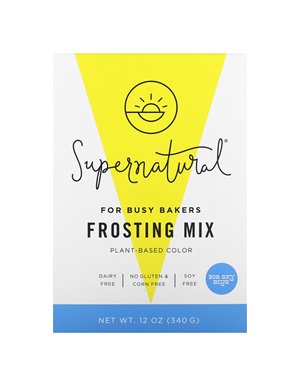 Supernatural Kitchen, Zuckergussmischung, Big Sky Blue, 12 oz (340 g) Supernatural Kitchen, Zuckergussmischung, Big Sky Blue, 12 oz (340 g)