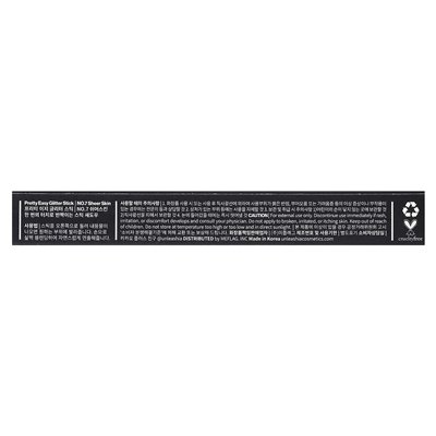 Underashia, dość łatwy brokat, nr 7 Sheer Skin, 1 Stick
