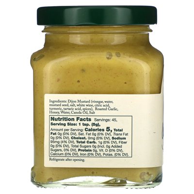 Stonewall Kitchen, gerösteter Knoblauchsenf, 8 oz (227 g)