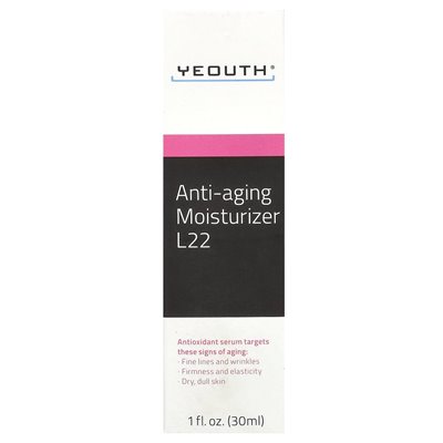 Yeouth, Anti-Aging Moisturizer L22, 1 Fl Oz (30 ml) Yeouth, Anti-Aging Moisturizer L22, 1 Fl Oz (30 ml)
