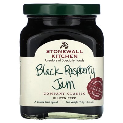 Stonewall Kitchen, Schwarze Himbeermarmelade, 12,5 oz (354 g)