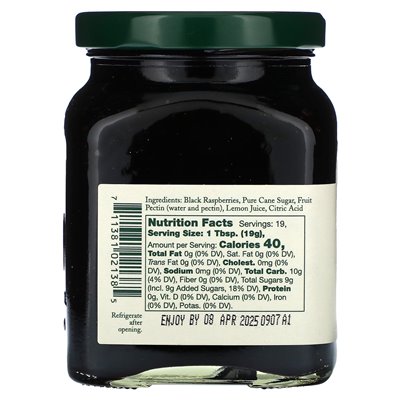 Stonewall Kitchen, Schwarze Himbeermarmelade, 12,5 oz (354 g)