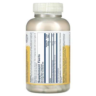 Solaray, Higher Magnesium Glycine, 350mg, 240 VEGCAPS