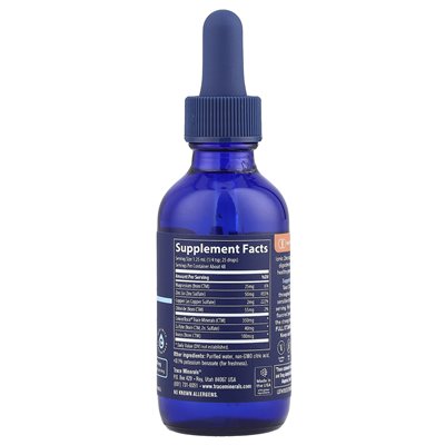 Ślad, cynk jonowy, 50 mg, 2 fl oz (59 ml)