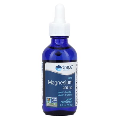 Trace Minerals ®, Jonowy Magnez, 400 mg, 2 fl oz (59 ml) Trace Minerals ®, Jonowy Magnez, 400 mg, 2 fl oz (59 ml)
